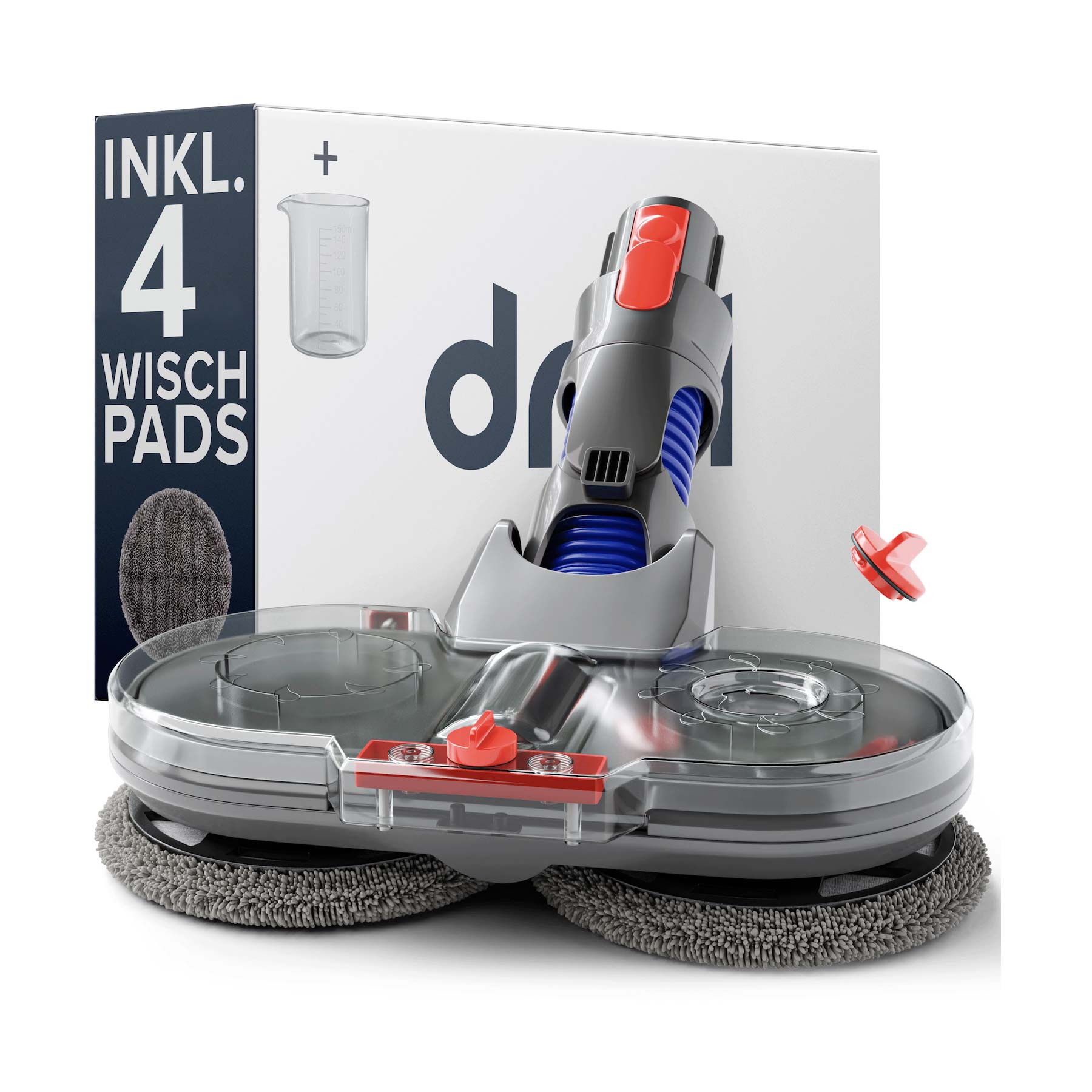 Dyson için uygun elektrikli paspas aparatı (4 paspas pedi dahil)